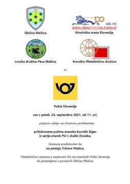 Vabilo - znamka Koroški žigec